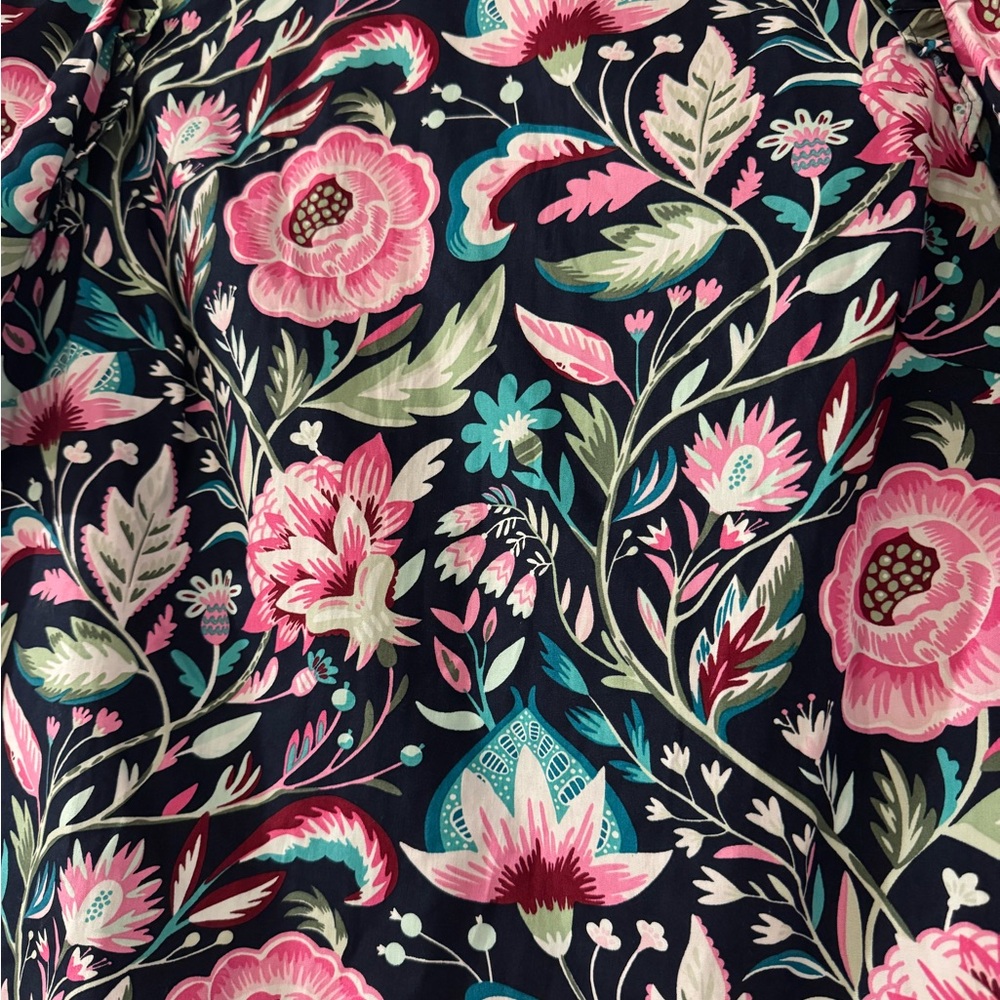 NWT crown & ivy Floral Blouse - Pink and Blue - Picture 6 of 16